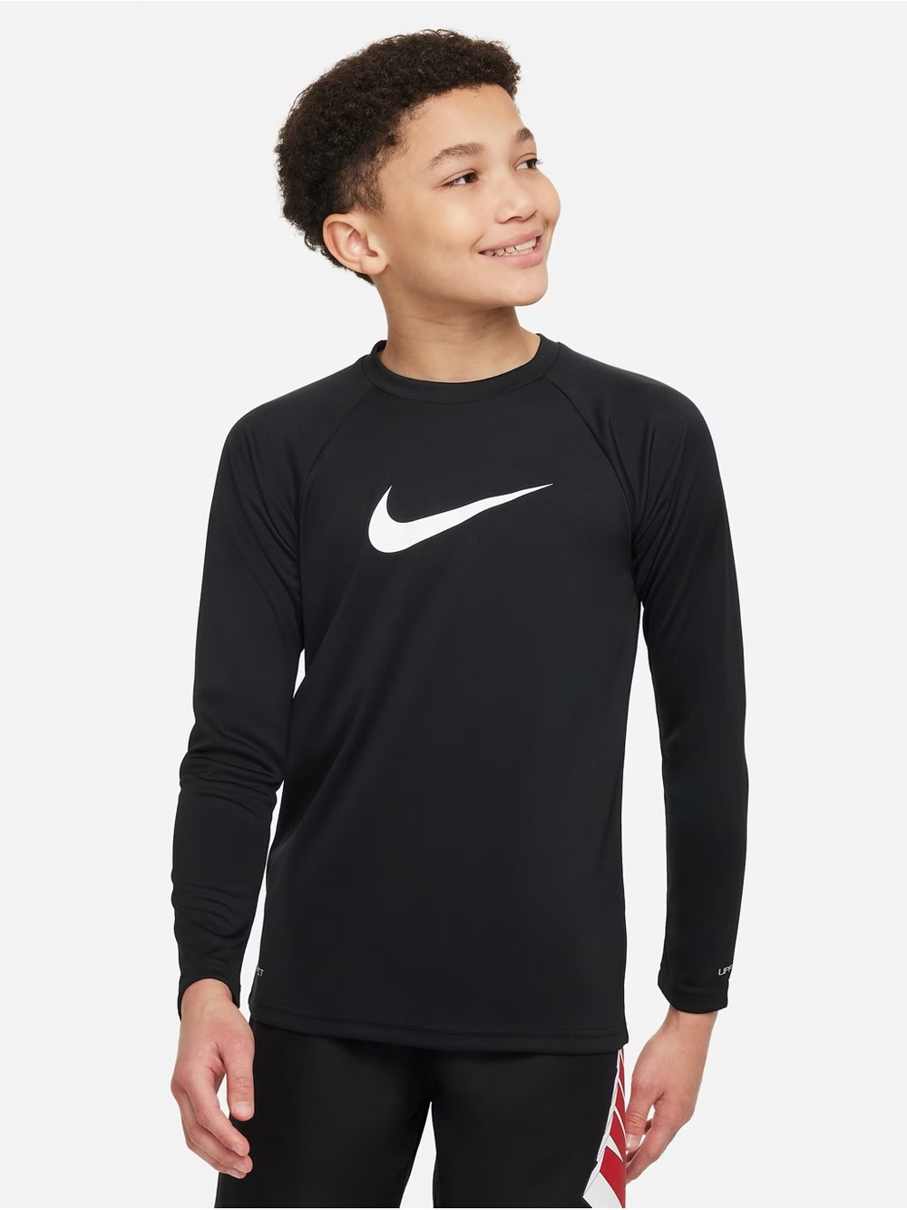 Nike Swim Hydroguard Essential Big Kids Dri-FIT UV Long Sleeve Top Size Youth M